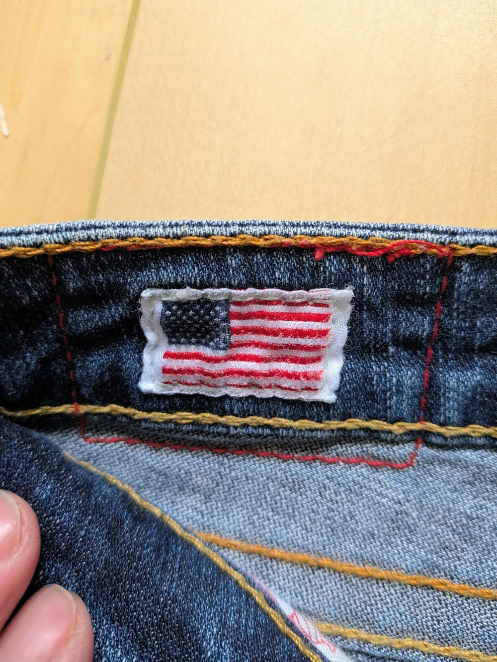 Vintage Y2K 00's USA Made True Religion Women’s Denim Jeans Classic Back Pocket - Picture 10 of 11